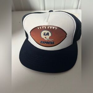 VTG NWT USFL LA Express Football Cap - Navy and White